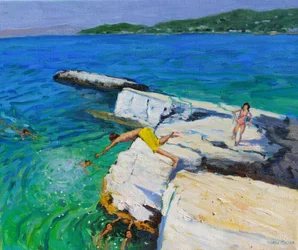 Dykaren,Plates Rock,Skiathos,Grekland,2015,